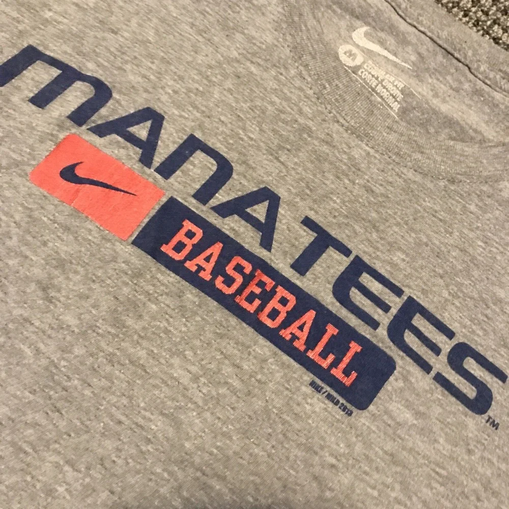 Nike‎ MiLB Manatees Baseball Tee Medium 2013